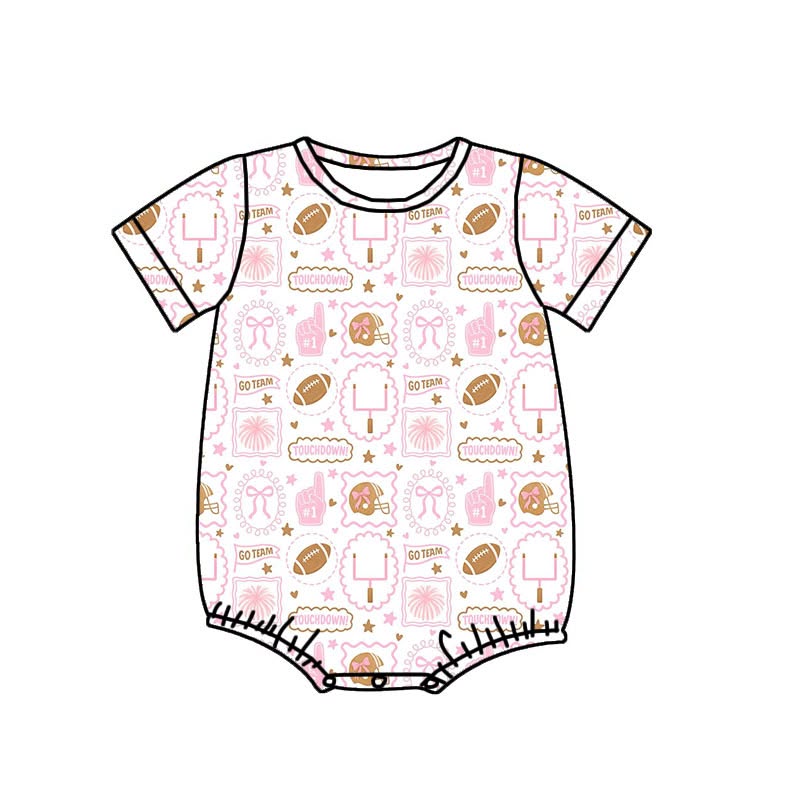 Girly Football Bamboo Bubble
